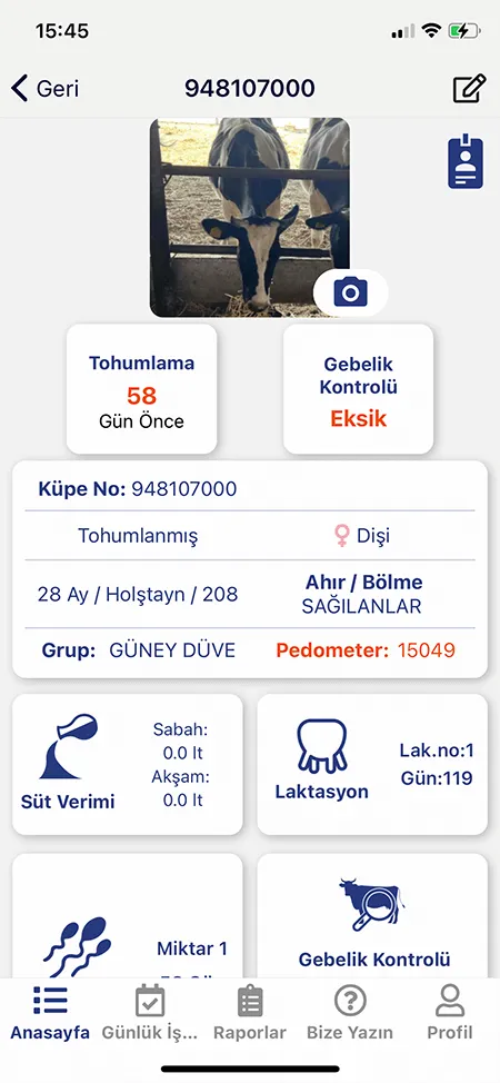 Cow Heat Breeding Mobile Screenshot 1